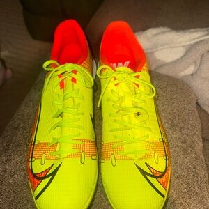 Nike Neon Yellow and Orange Athletic Shoes